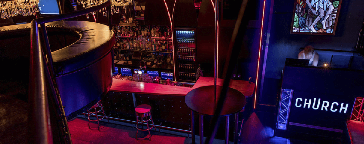 A view of the dance floor at chUrch in Amsterdam