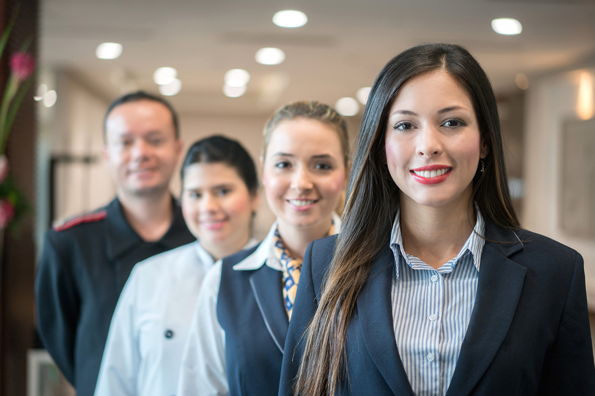 equipe de hospitalidade