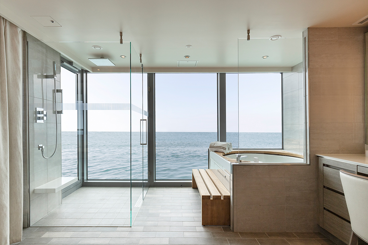 tub with a view