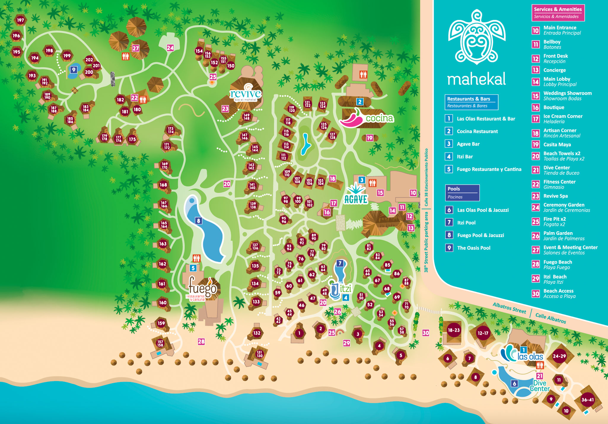 Mexico Resort 2024 VACAYA   LOW RES MAP 