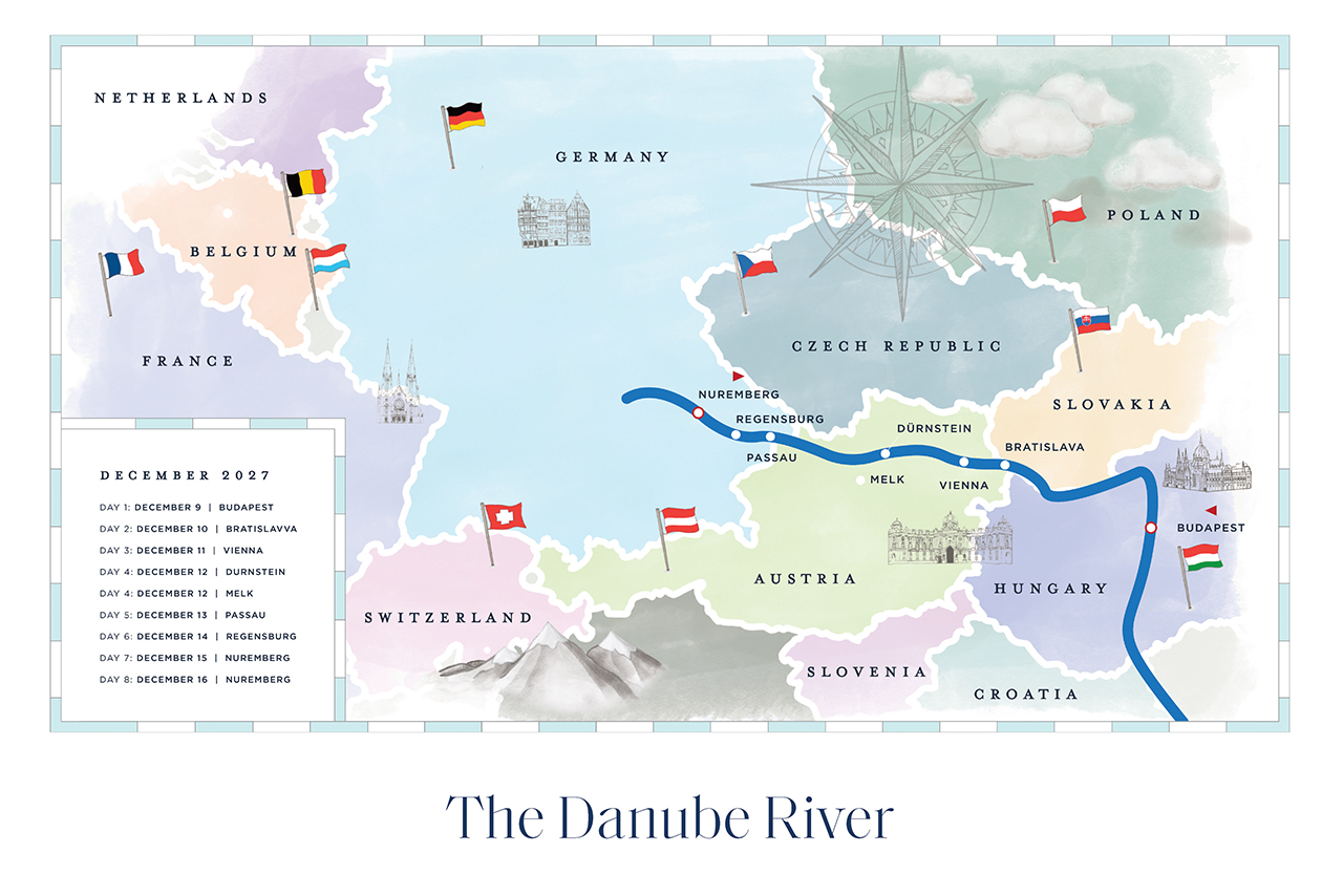 Map - christmas markets